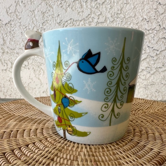 Starbucks Huxley Mouse & Squirrel Friend Winter Holiday Coffee Mug 2010 - Picture 5 of 8